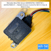 Mercedes-Benz NOx Sensor A0009054704 / 5WK97381 / A2C95270000-01 — Reliable Emission Control for W213 E-Class & W222 S-Class