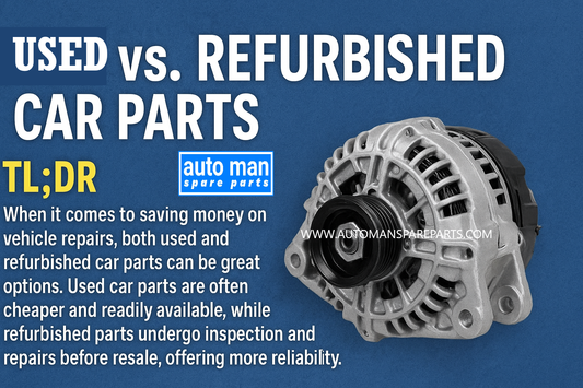 Used vs. Refurbished Car Parts: Which Is Worth It?, automan spare parts