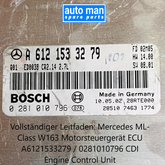 Vollständiger Leitfaden: Mercedes ML-Class W163 Motorsteuergerät ECU A6121533279 / 0281010796 CDI Control Unit
