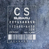 22765AB850 / 112400-6420 / 1124006420 Subaru Liberty ECU 2.5 EJ25 Auto (2009–2014) Engine Control Unit, automan spare parts