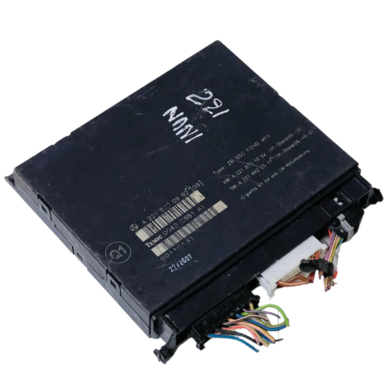 A2218700992 Mercedes Benz W221 S600 S550 Seat Control Module 00405881A1, automan spare parts