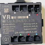 MERCEDES C CLASSE W204 GLK X204 Front Right Door Control Unit A2048707626
