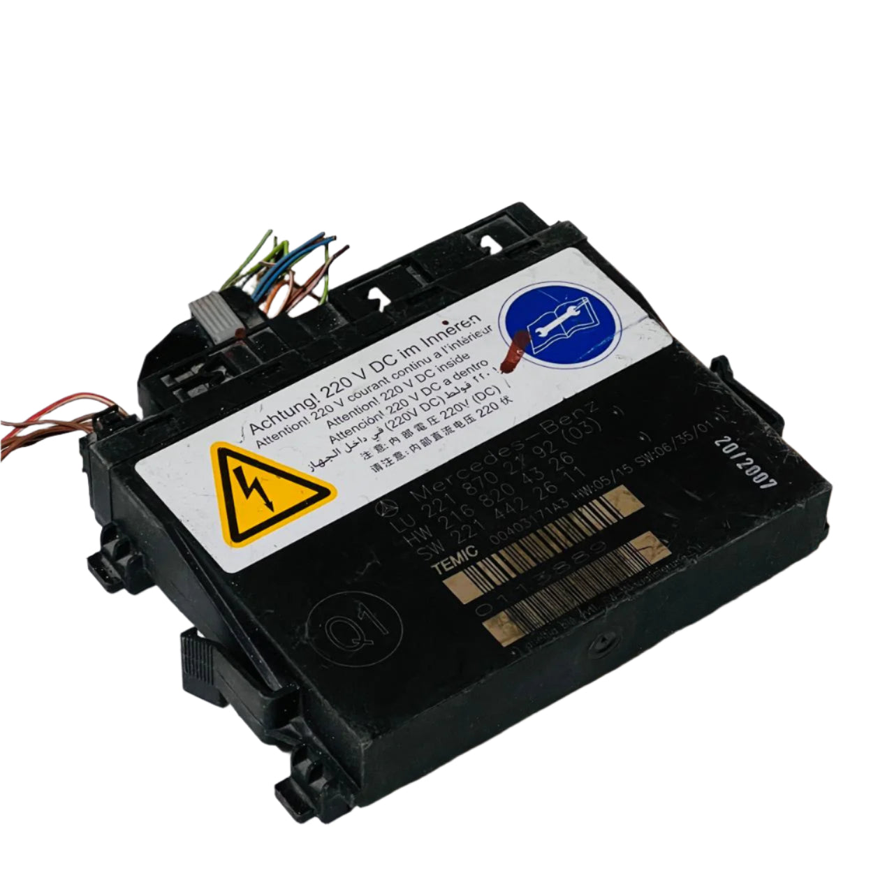 2218702192 / 2168204326 / 2214422611 Mercedes W216 CL550 CL63 Seat Control Module, automan spare parts