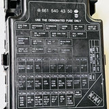 SsangYong Mercedes benz fuse relay box bottom 6615403250 6615404350