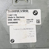 BMW 525 Engine Control unit ECU Module 7567178 5wk98085