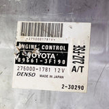 275000-1783 TOYOTA 2000-2003 Crown TA-JZS175 ECU 89661-3F190 Engine Control Unit