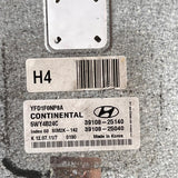 Hyundai Sonata 2011 2.0 3910825140 5Wy4B24C Engine Control Unit Ecu