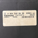 Mercedes-Benz E W210 Gearbox control unit/module A0245458432 5WK33814