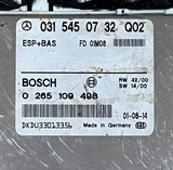 2001-2003 Mercedes CLK ECU ESP BAS 0315450732 Bosch 0265109498 OEM