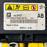 Control Airbaug Control Unit Entheiratet Vauxhall Meriva B 1,4 13582437