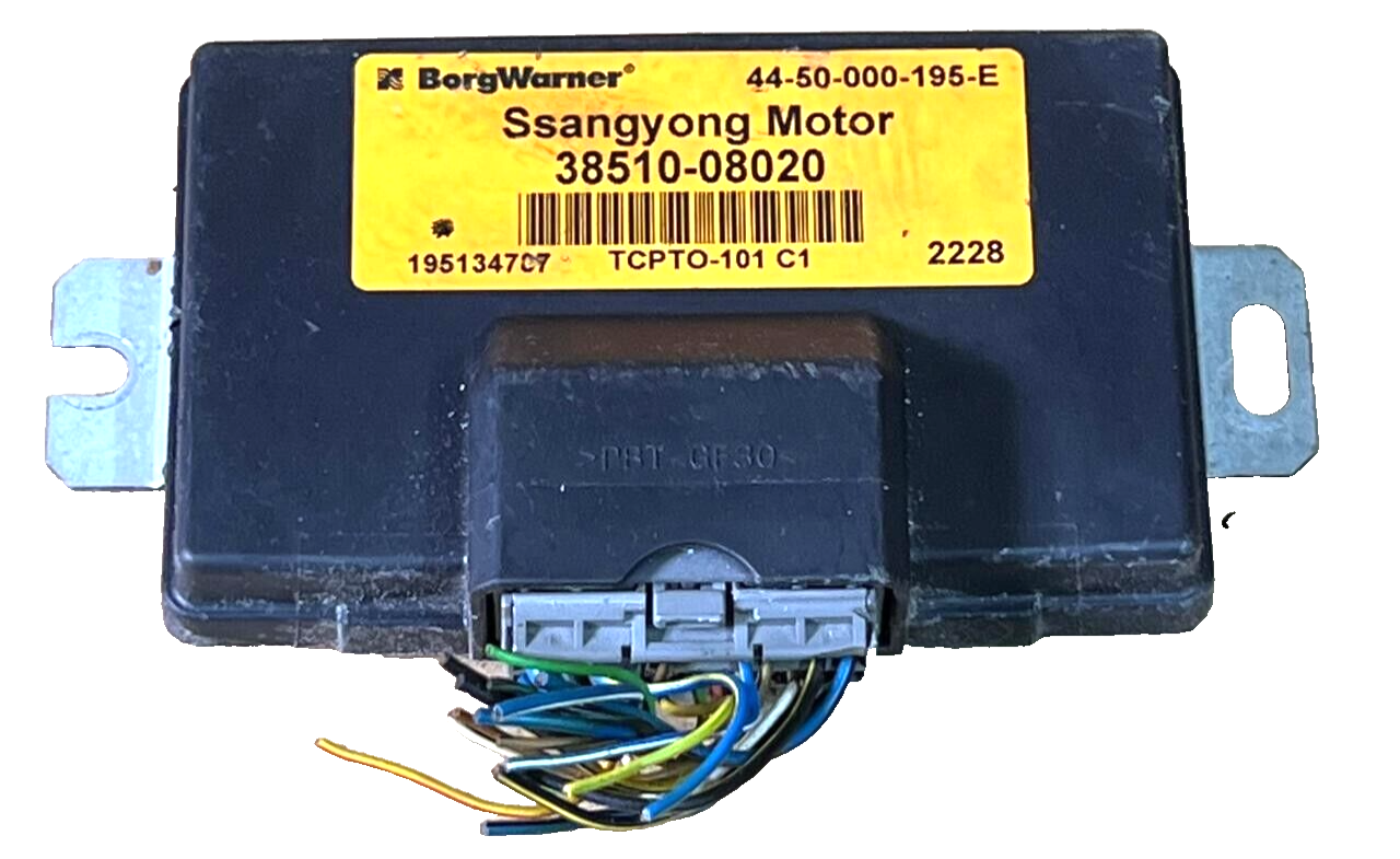 2009 SSANGYONG KYRON ESTATE TRANSMISSION CONTROL MODULE 38510-08020 4450000195E