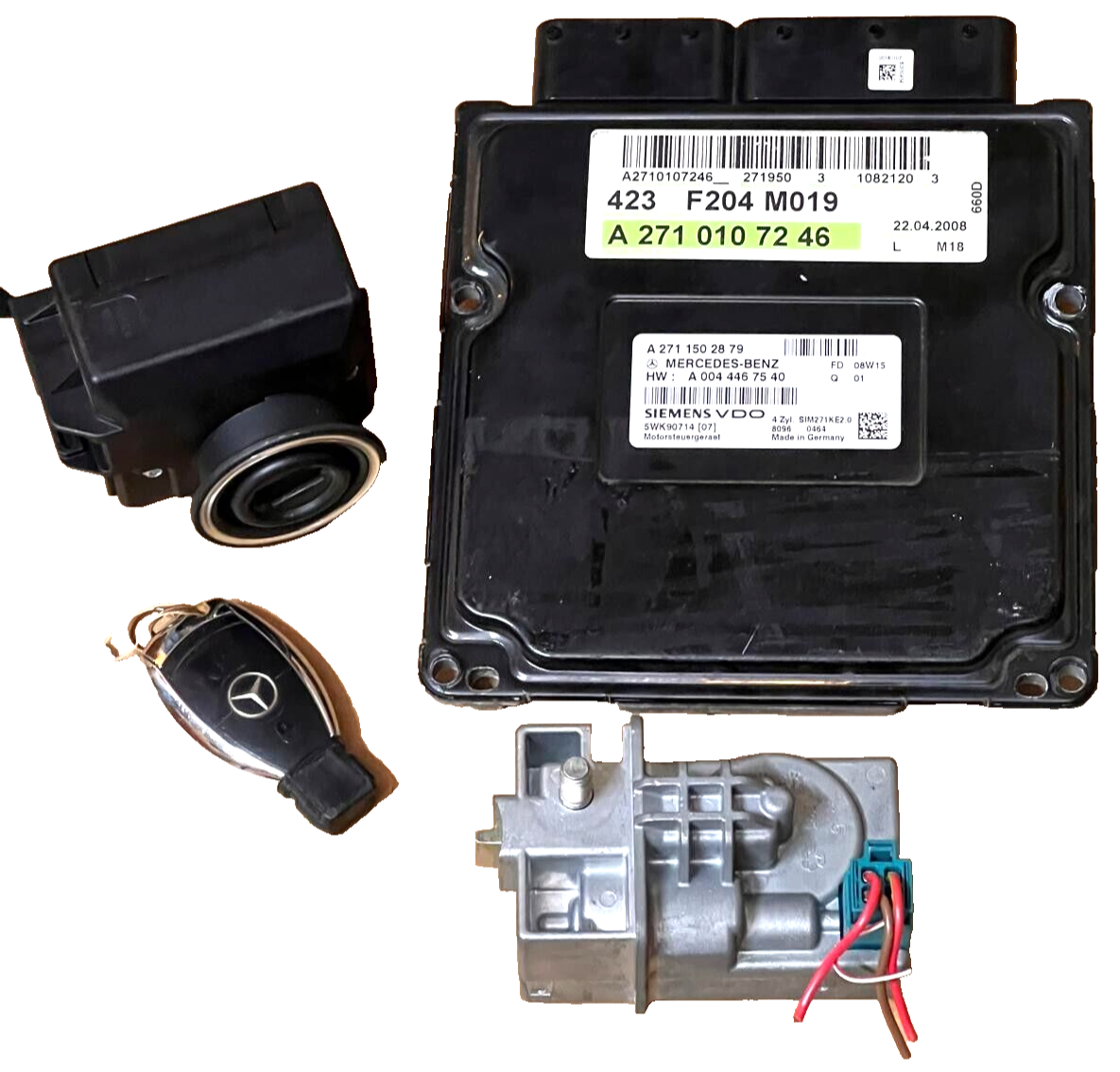 A0044467540, A2711502879 ECU Engine Control Unit Msg Mercedes-Benz (FULL SET )