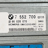 2005-2006 BMW X3 X5 Transmission Control Module - 7552700 / 96026070 /5WK33504BC