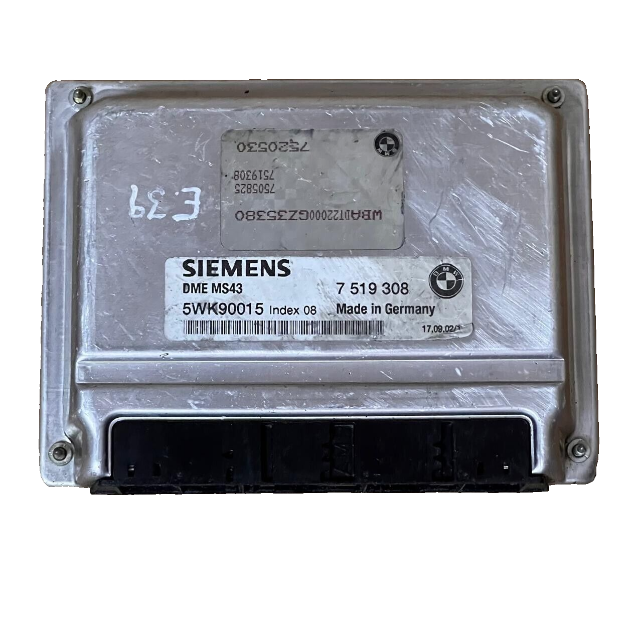 BMW E53/E54/E36/E39/E46 ENGINE ECU 3.0L Petrol 7519308 / 5WK90015 / DEM MS43