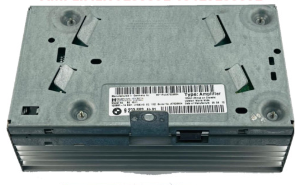 BMW F10 F11 HARMAN BECKER AMPLIFIER 9233592 65129233592