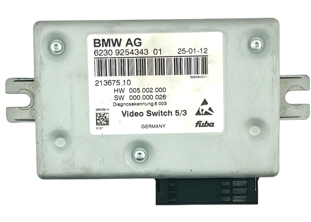 BMW F01 F02 F03 F04 F10 F11 F06 F07 F12 F13 VIDEO SWITCH ECU 9254343