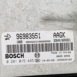 2009 Chevrolet Cruze Engine Control Unit ECU - 96983951 / 0281015445