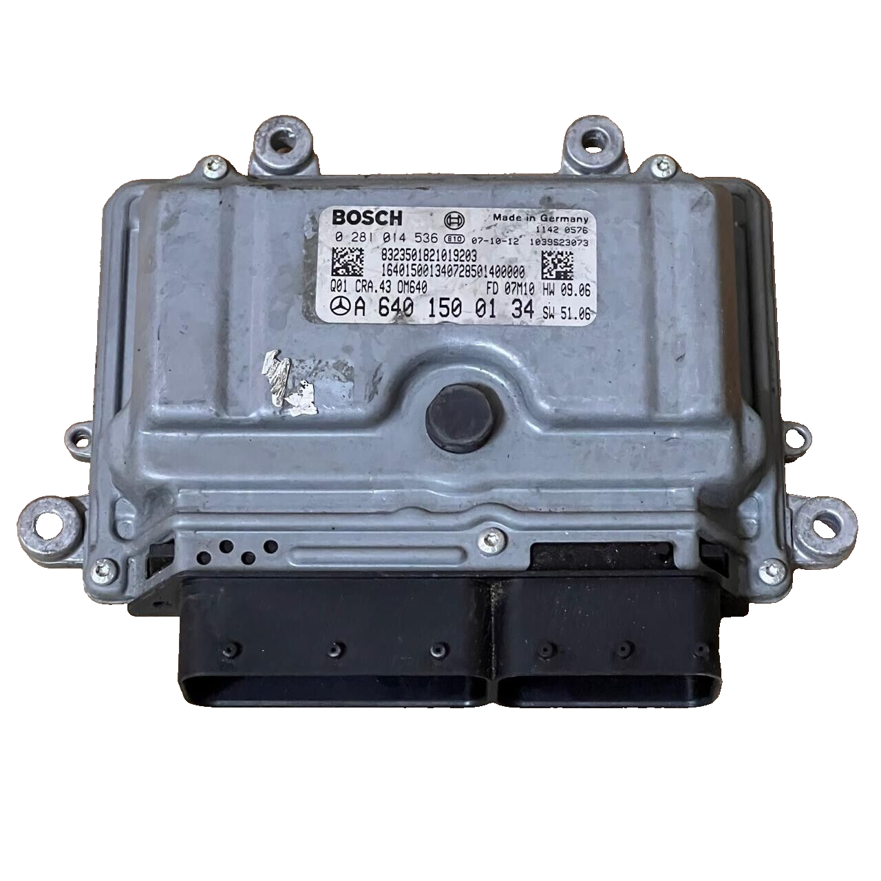 ECU MERCEDES Engine control unit W245 W169 A6401500134 0281014536