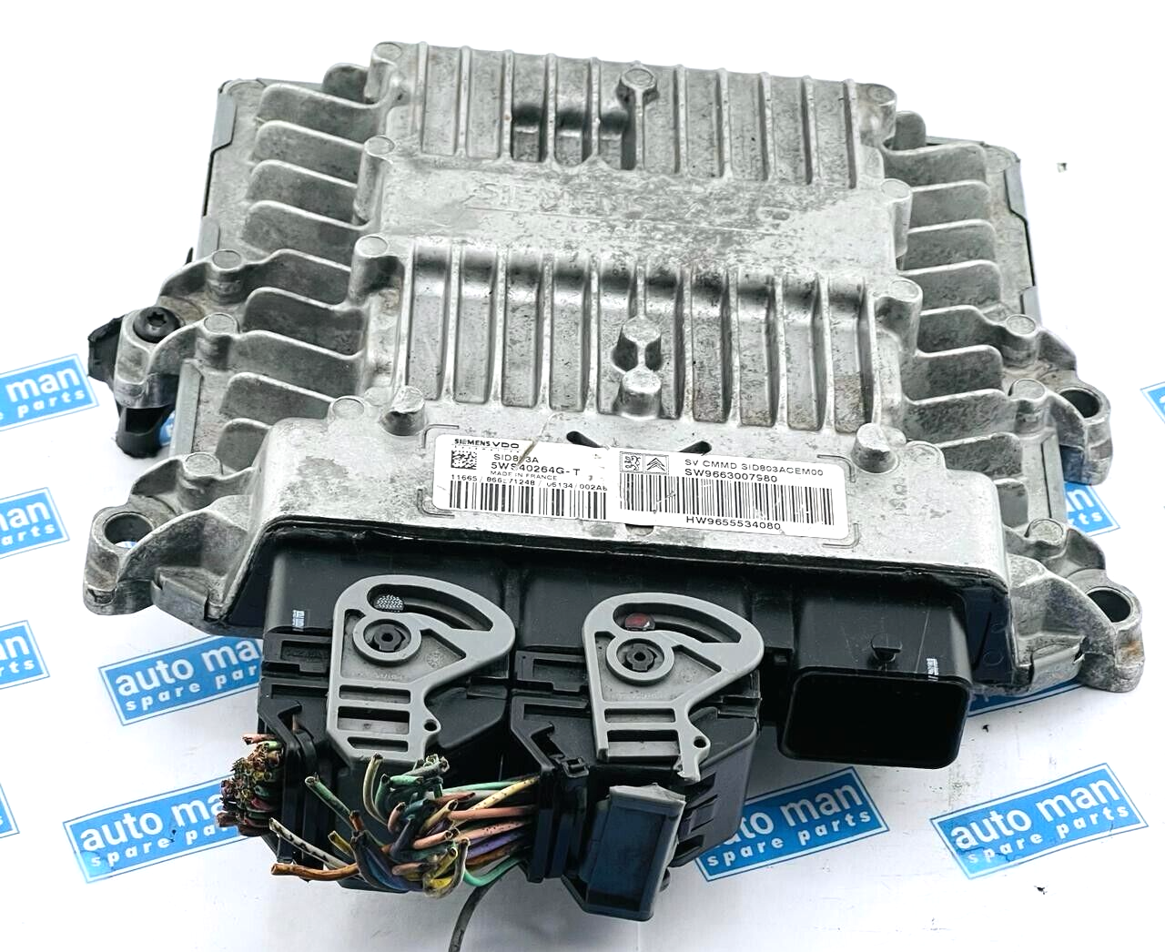 2005 PEUGEOT 407 2.0 SW9663007980 ECU SID803ACEM00 5WS40264GT