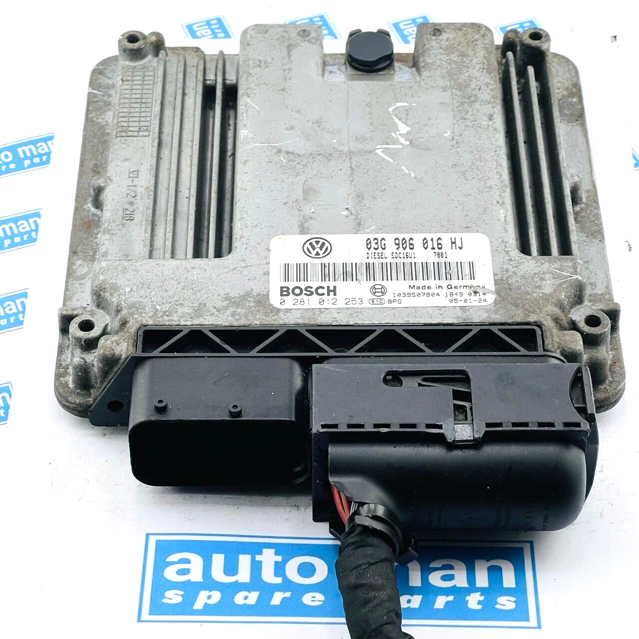 03G906016HJ 0281012253 Volkswagen GOLF Engine Control Unit ECU DIESEL