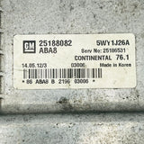 Holden Cruze Chevrolet ECU ECM PCM Engine Computer 25188082 5WY1J26A