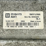 2009-2011 Holden Cruze Chevrolet ECU ECM PCM Motor computer 25184173 5WY1J16A