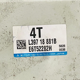 2005 Mazda III Engine Control Unit ECU - L39718881B / E6T52282H, automan spare parts