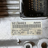 OEM Electronic Control Module ECU For HOLDEN  92190063/921900638J