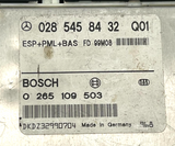 Original Mercedes W220 S320 ESP+PML+BAS Steuergerät 0285458432 Q01