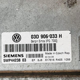 Volkswagen Siemens Engine Control Unit ECU - 03D906033H / 5WP44238 03 / 5WP44238