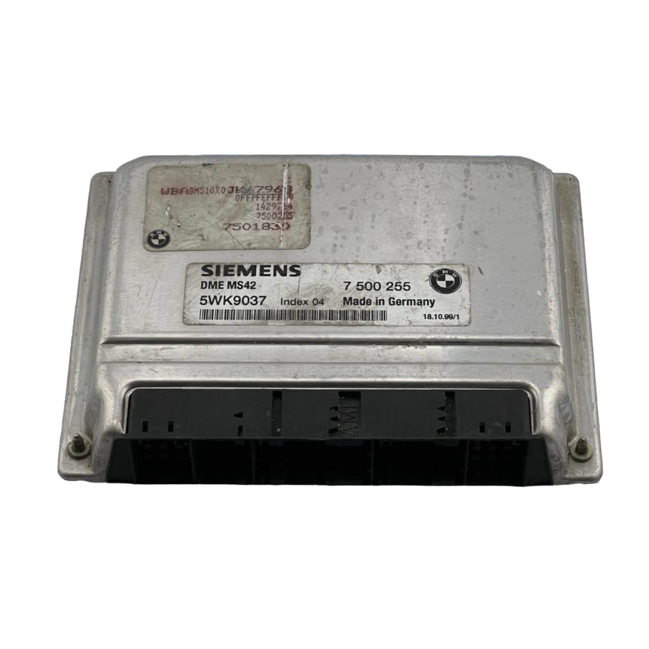 1999 2000 BMW 3 SERIES 328I Engine Computer Control 5WK9037 ECU ECM 7500255