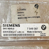 BMW 525i Engine Control Unit ECU - 7549387 / 5WK93024