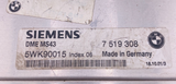 2002 BMW 3 SERIES E46 ENGINE CONTROL UNIT ECU 7519308 5WK90015