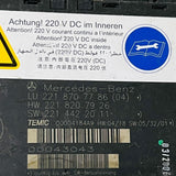 07-09 MERCEDES W221 S550 FRONT LEFT DRIVER SEAT CONTOUR 2218707786 2218207926