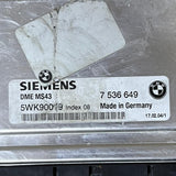 2004 BMW X4 Engine Control Unit ECU - 5WK90019 / 7536649