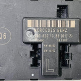 Mercedes W203 C Class NSF Front Left Door Module Control Unit ECU 2038201385