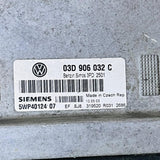 VW POLO 9N engine control unit ECU 03D906032C 5WP4012407