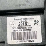 Mercedes W204 C300 C350 C250 Seat Occupancy Sensor Mat SRS Module OEM 2048708426