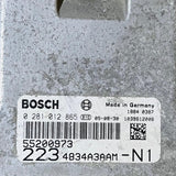 05 10 FIAT Doblo 1.9 MultiJet ECU ECM Engine Control Unit 0281012865 55200973 2234834A3AAM