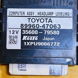 89960-47063/ 35600-79580 Toyota Prius Plus Headlight Leveling Control Unit – 2011 1.8 Hybrid, automan spare parts