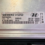 5WY4425A ECU Engine Control Unit 39170-23281 Hyundai Tucson 2WD OEM 39180-23261, automan spare parts