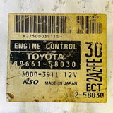 89661-58030 / 275000-3911 / 8966158030 / 2750003911 Toyota Alphard MK1 AH10 2.4 VVT-i Engine Control Unit ECU Genuine OEM (2002–2008), automan spare parts