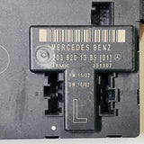 Mercedes W203 C Class NSF Front Left Door Module Control Unit ECU 2038201385
