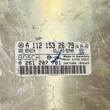 Mercedes Benz A1121532679 ECU Engine Control 0261207781