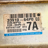 33910‑64P00 / E6T91671HP / 3391064P00 Engine Control Unit (ECU) Mitsubishi HBD-DA17V, automan spare parts