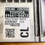89661-06K73 / TN275500-8470 ECM Engine Control Module for Toyota Camry 2012–2014, automan spare parts