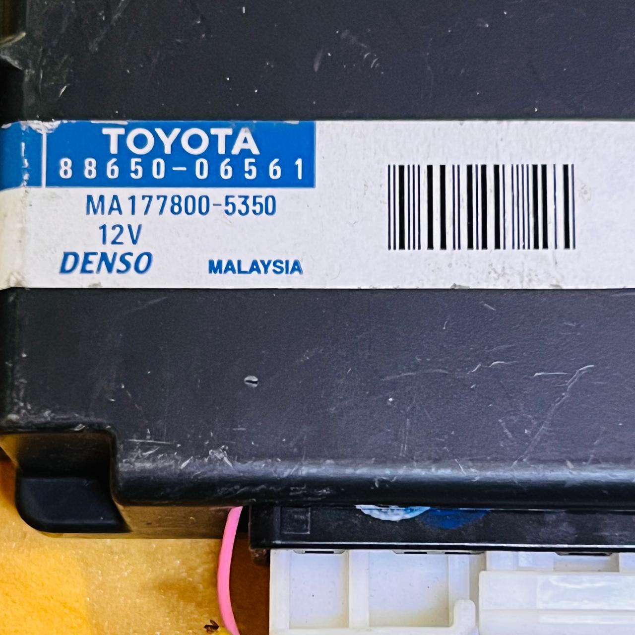 Toyota Camry Vista Aurion A/C Control Module 88650-06561 / MA177800-5350/ 8865006561 / MA1778005350, automan spare parts