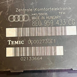 8E0959433CG / 00002730E1 Body Comfort Control Module BCM CCM for Audi A4 2005–2008, automan spare parts