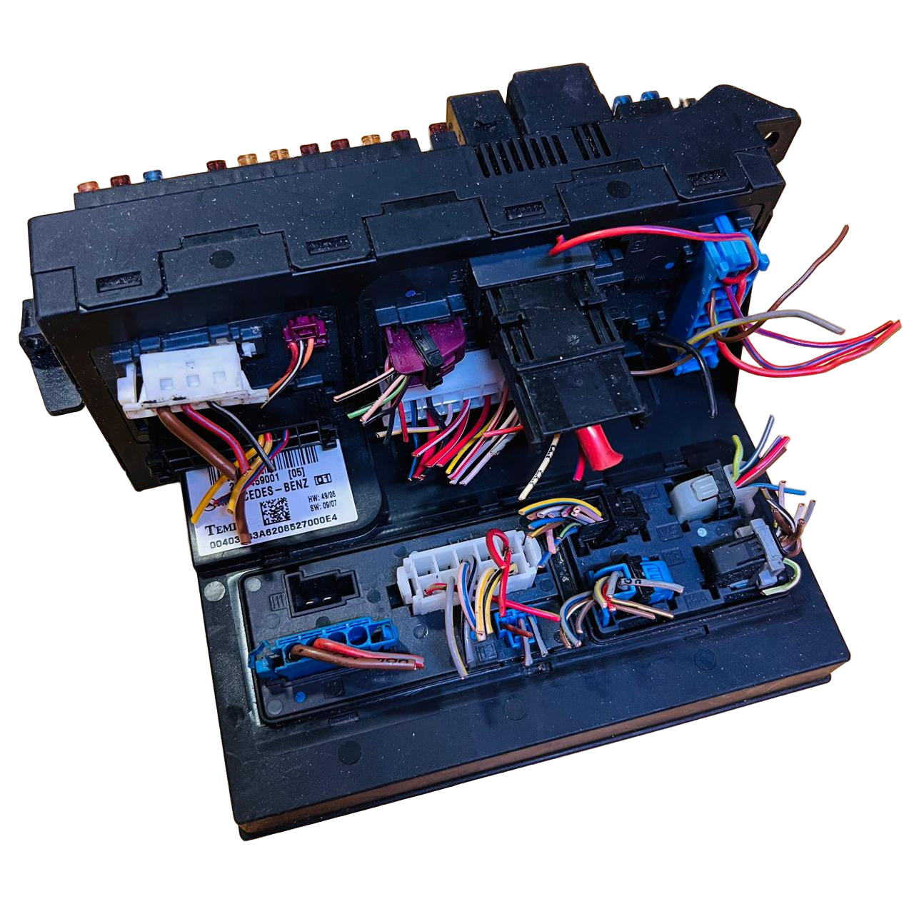 2115459001 Mercedes Benz W211 Front SAM Control Unit Junction Box Temic OEM, automan spare parts