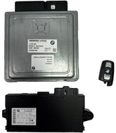 2007 BMW E60 N52k 528i MSV80 DME CAS KEY SET 5WK90188 7576297 7576554 7 576 554